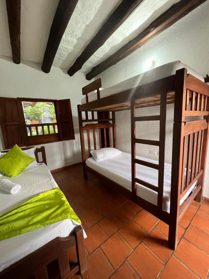 Hostal Villa San Rafael Barichara Exteriör bild