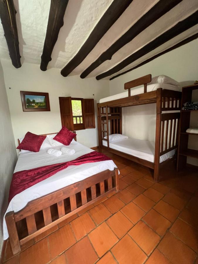 Hostal Villa San Rafael Barichara Exteriör bild
