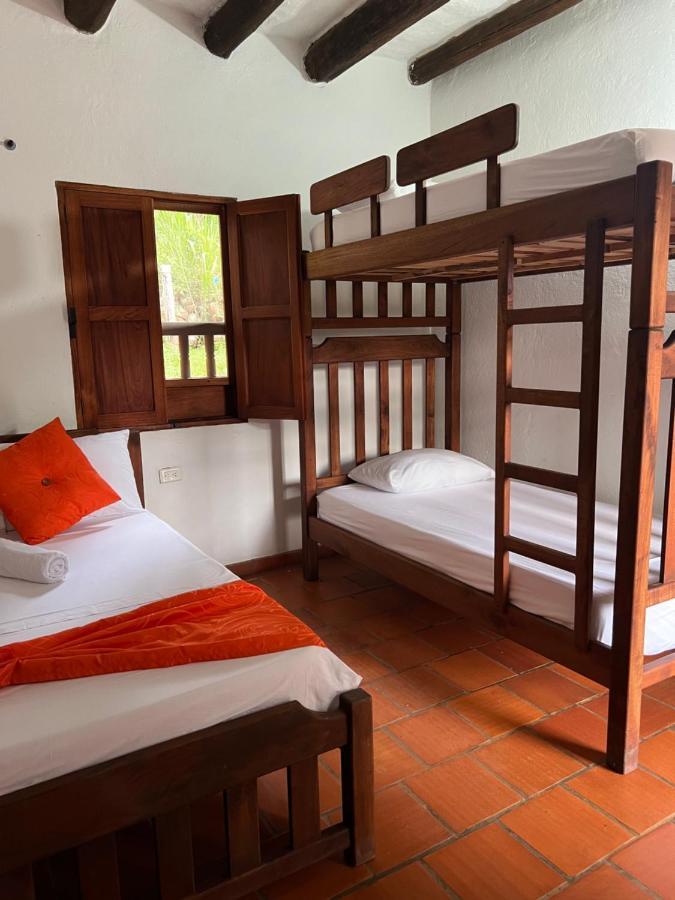 Hostal Villa San Rafael Barichara Exteriör bild