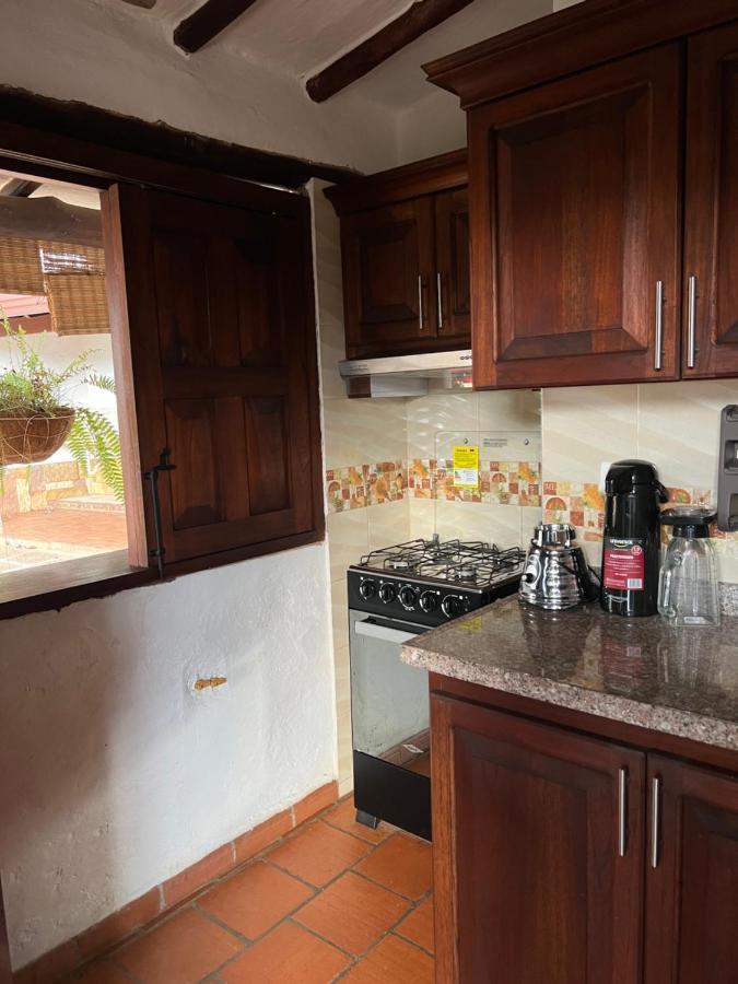 Hostal Villa San Rafael Barichara Exteriör bild