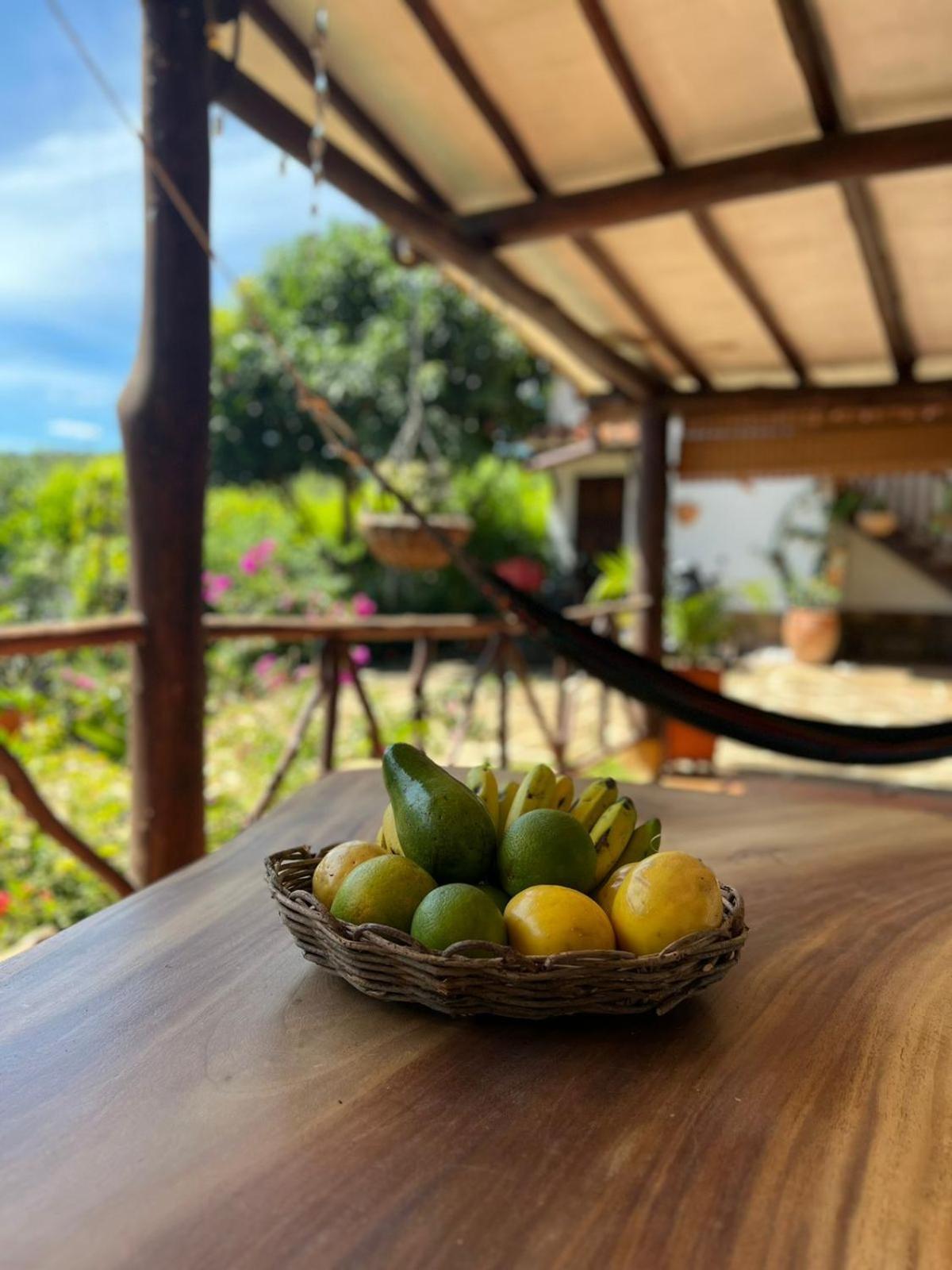 Hostal Villa San Rafael Barichara Exteriör bild
