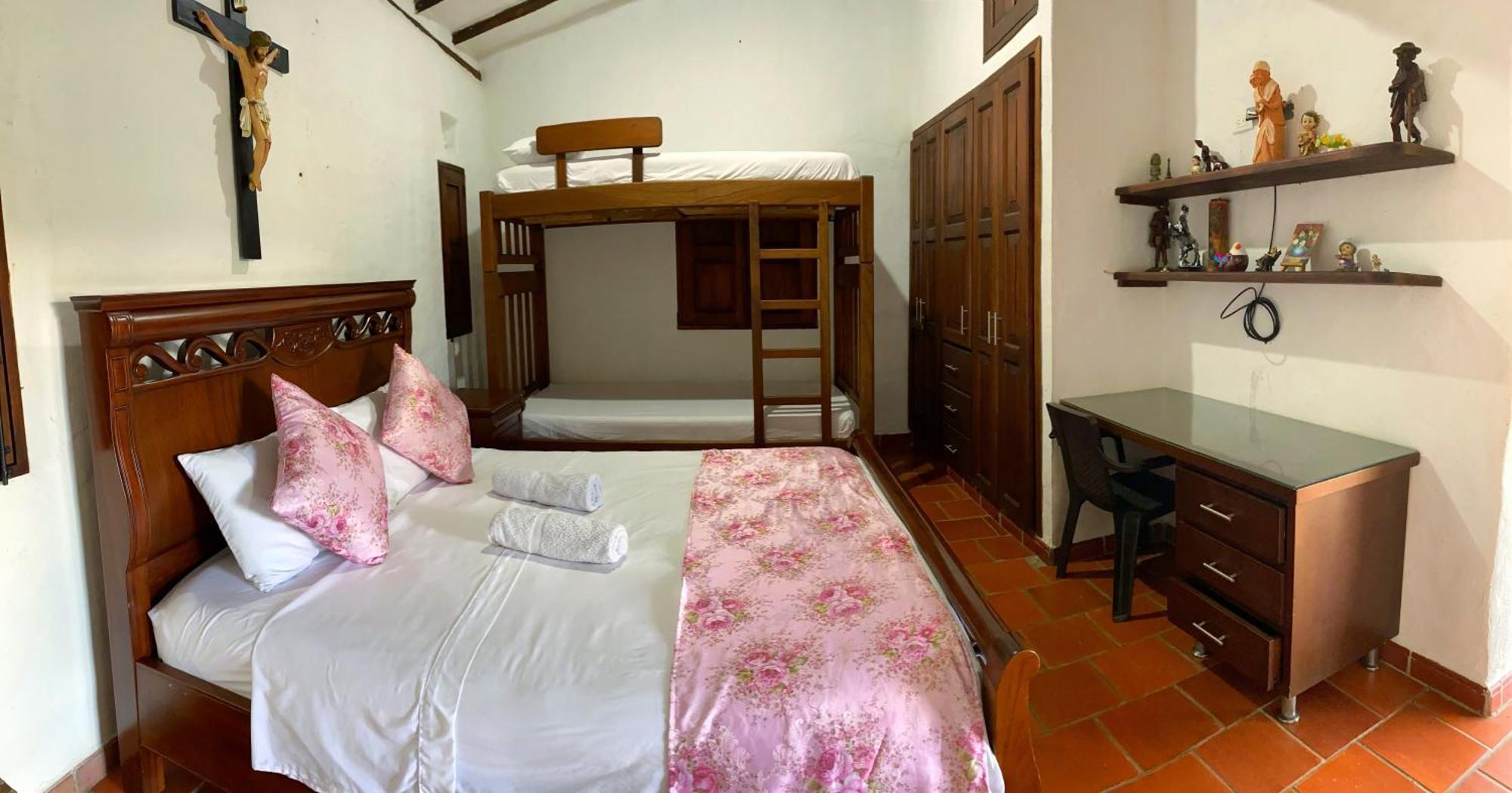 Hostal Villa San Rafael Barichara Exteriör bild